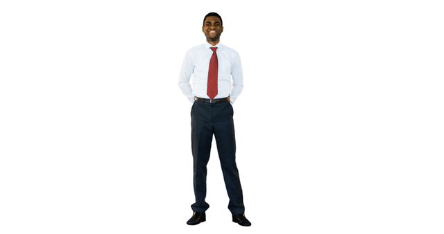 Smiling Confident Young African Man in Formal Business Attire - Download Free Stock Images Pikwizard.com