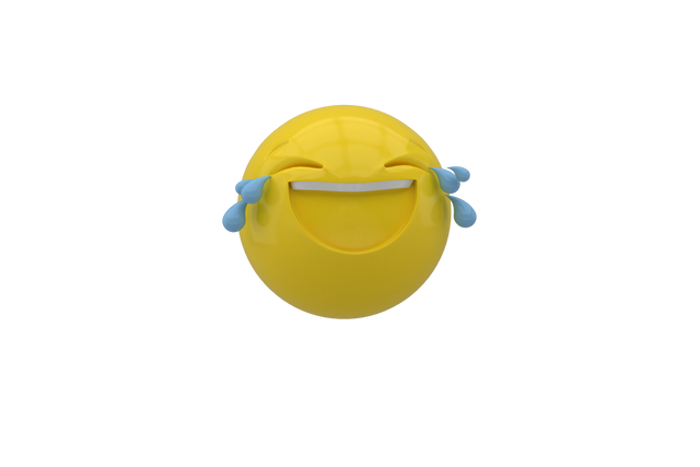 3D Transparent Laughing Emoji Icon with Teardrops - Download Free Stock Videos Pikwizard.com