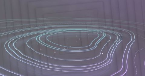 Abstract Digital Waves with Portal Effect and Global Data Spin - Download Free Stock Images Pikwizard.com