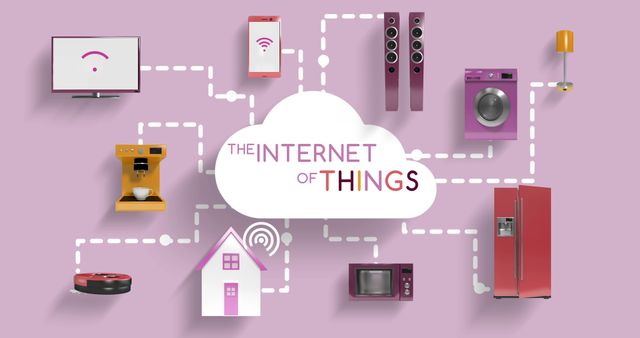 Smart Home Internet of Things Concept with Connected Devices - Download Free Stock Images Pikwizard.com