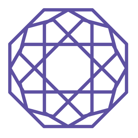 Blue Geometric Octagon Transparent Symbol for Design and Math Concepts - Download Free Stock Videos Pikwizard.com