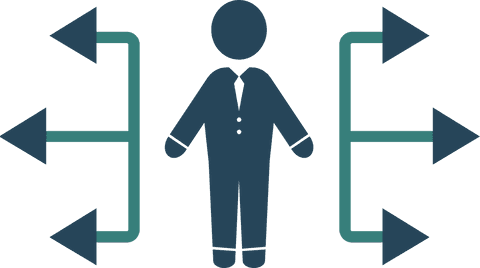 transparent business decision making concept with arrows - Download Free Stock Videos Pikwizard.com