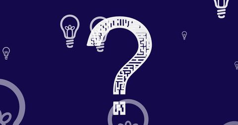 Creative Brainstorming with Question Mark and Light Bulbs - Download Free Stock Images Pikwizard.com