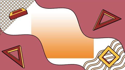 Abstract Geometric Shapes in Modern Art Style