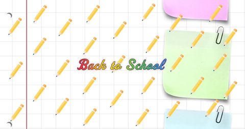 Creative Back to School Design with Pencils and Pastel Notes - Download Free Stock Images Pikwizard.com
