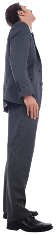 Caucasian Businessman Standing on Transparent Background - Download Free Stock Videos Pikwizard.com