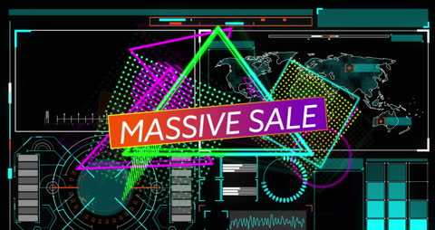 Dynamic Global Business Sale Concept with Digital Interface