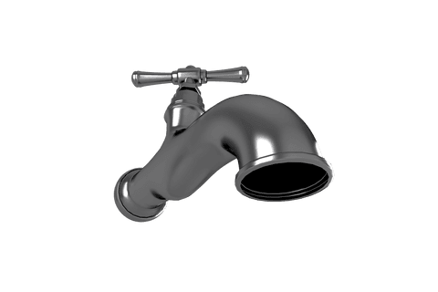 transparent metallic water faucet isolated on clear background - Download Free Stock Videos Pikwizard.com