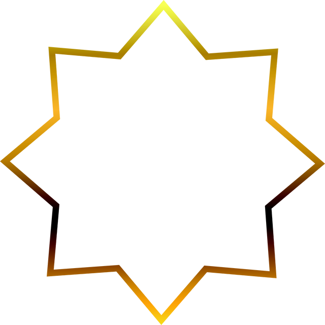 Transparent Geometric Star Shape with Gradient Edges - Download Free Stock Videos Pikwizard.com