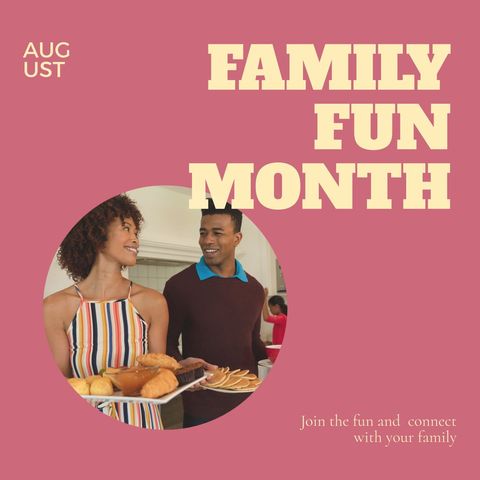 african american family enjoying family fun month celebration - Download Free Stock Templates Pikwizard.com