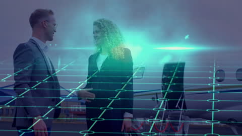 Digital Networking and Business Travel Integration Concept