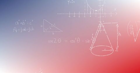 digital math and science formulas on gradient background - Download Free Stock Images Pikwizard.com