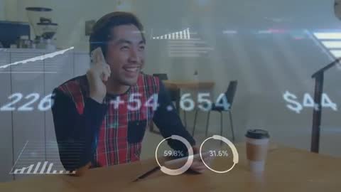 Finance Consultant Engaged in Innovative Data-Driven Discussion