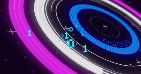 futuristic digital data process with scope scanning interface - Download Free Stock Images Pikwizard.com