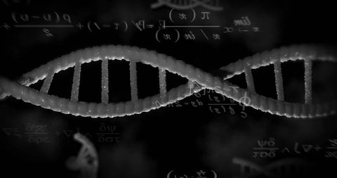 DNA Strand with Digital Data Concepts Overlay - Download Free Stock Images Pikwizard.com