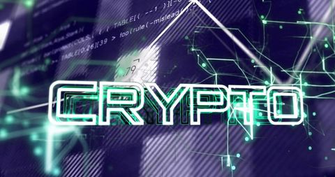 Futuristic Cryptocurrency and Digital Data Processing - Download Free Stock Images Pikwizard.com