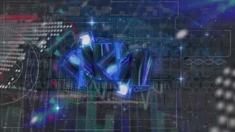 Digital Data Processing with Abstract Geometric Shapes