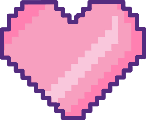 pixel art heart icon with transparent background in 8-bit retro style - Download Free Stock Videos Pikwizard.com