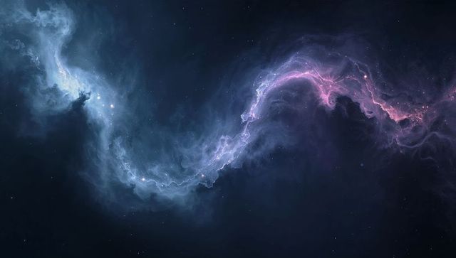 Ethereal Galactic Nebula Stretching Across Stars