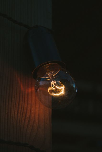 Black Frame Bulb Light - Download Free Stock Photos Pikwizard.com