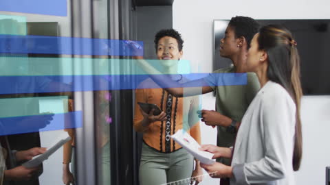 Diverse Business Team Collaborating on Project