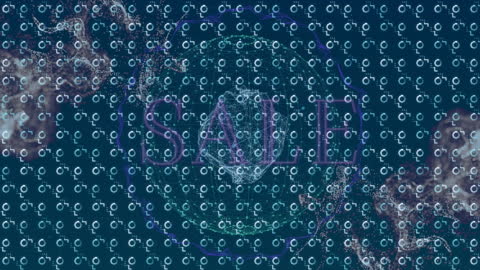 Futuristic Sale Animated Global Science Interface