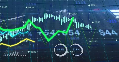 Financial Data Visualization with Dynamic Graphical Analysis - Download Free Stock Images Pikwizard.com