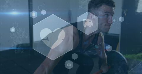 Healthy Lifestyle Visualization in Gym Workout Setting