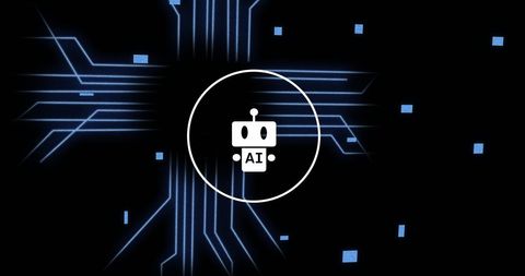 Artificial Intelligence Circuit Board and Data Processing Concept - Download Free Stock Images Pikwizard.com