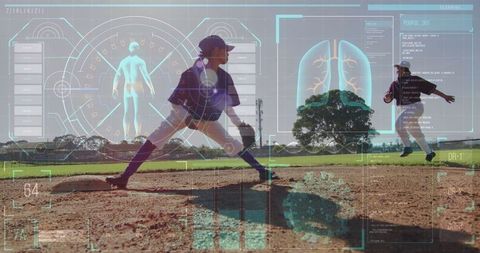 Innovative Digital Interface Analyzing Baseball Athletes' Performance