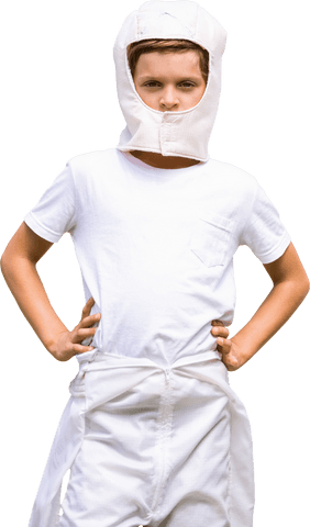 boy in homemade astronaut costume against transparent background - Download Free Stock Videos Pikwizard.com