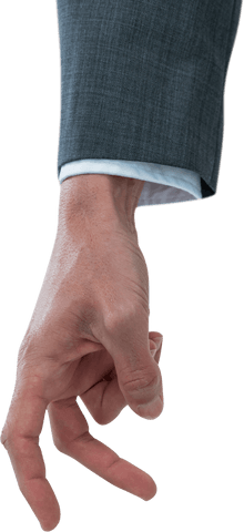 Transparent Businessman's Hand in Decision Making Gesture - Download Free Stock Videos Pikwizard.com