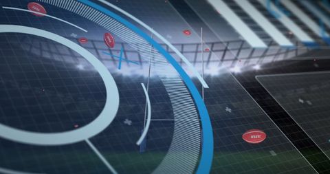 High-Tech Data Processing in Athletics Stadium - Download Free Stock Images Pikwizard.com