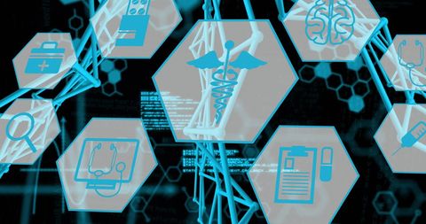 Futuristic Medical Data Connectivity and Innovation Concept - Download Free Stock Images Pikwizard.com