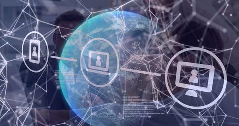 Global Networking and Data Processing Concept - Download Free Stock Images Pikwizard.com
