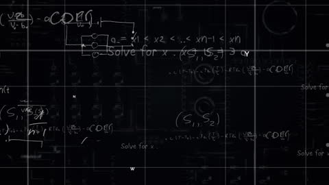 Abstract Data and Electro-Circuit Concept Overlay
