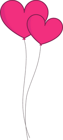 pink heart balloons on transparent background with thin strings - Download Free Stock Videos Pikwizard.com