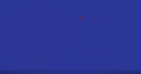 Festive Red Dots Over Deep Blue Background Illustration - Download Free Stock Images Pikwizard.com