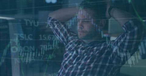 Trader Analyzing Financial Data with Computer Display - Download Free Stock Images Pikwizard.com