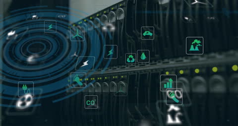 Data Processing with Digital Ecology Concepts in Modern Server Room