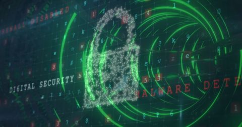 Cybersecurity Digital Tunnel with Data and Protection - Download Free Stock Images Pikwizard.com