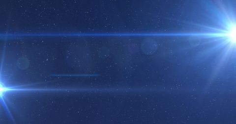 Abstract Glowing Lights on Blue Starry Background - Download Free Stock Images Pikwizard.com