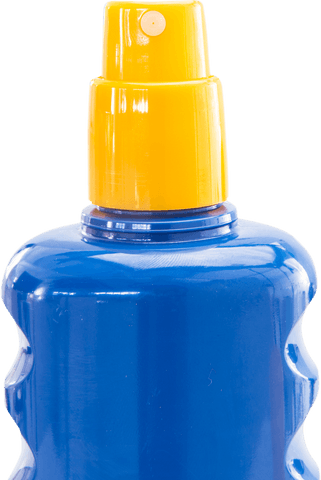 Transparent Product Package: Close-up of Blue Spray Bottle - Download Free Stock Videos Pikwizard.com
