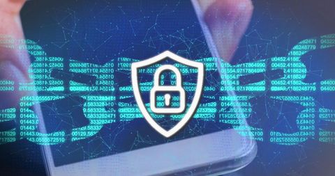 Digital Security Overlay on Smartphone with Blockchain Elements