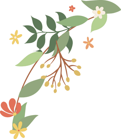 Colorful Floral Branch with Transparent Background Design - Download Free Stock Videos Pikwizard.com