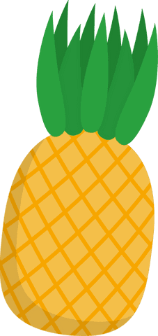 vibrant tropical pineapple on transparent background - Download Free Stock Videos Pikwizard.com