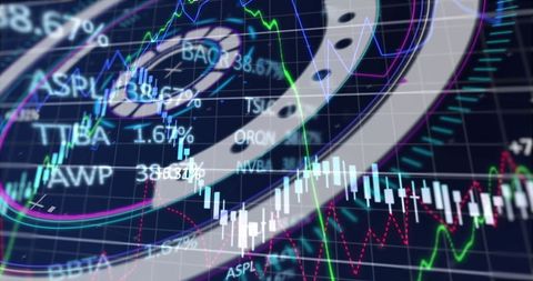 digital visualization of global stock market trends - Download Free Stock Images Pikwizard.com