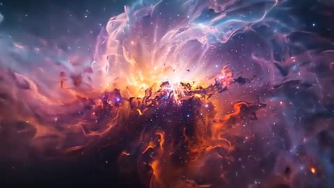 Majestic Nebula with Plasma Threads Illuminating Cosmic Dust