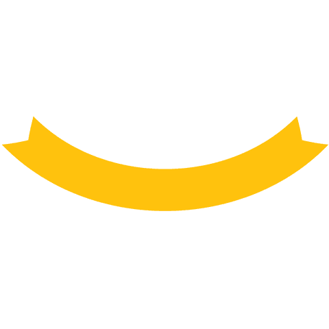 Yellow Ribbon Banner on Transparent Background Trendy Acrylic Style - Download Free Stock Videos Pikwizard.com