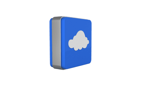 Digital Cube with Cloud Symbol on Transparent Background - Download Free Stock Videos Pikwizard.com